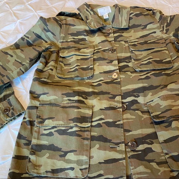 Caslon camo front pocket utility jacket - Picture 2 of 5